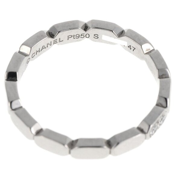 CHANEL Silver Diamond Ring - Picture 4 of 4